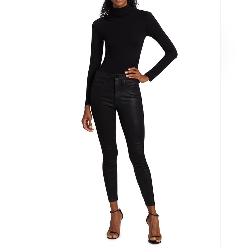 Good American Good Legs Coated Jeans
